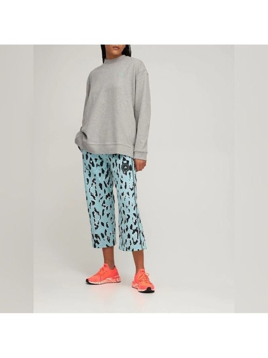 Stella McCartney Pants - Stella McCartney mint green and black Cropped Pants